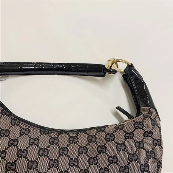 Gucci black canvas hobo purse - Picture 8 of 11